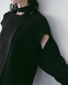 Slit Rib Knit / スリットリブニット (Black) / 26SS