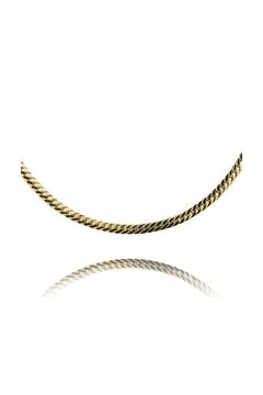 SNAKE CHAIN NECKLACE / スネイク チェーン ネックレス STERLING SILVER 925 (ゴールドベルメイユ)