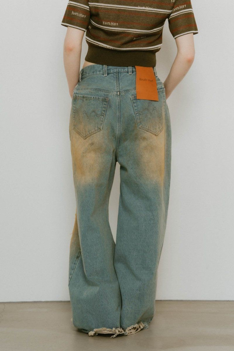 Knuth Marf デニムパンツ Knuth Marf - denim baggy pants / デニムバギーパンツ