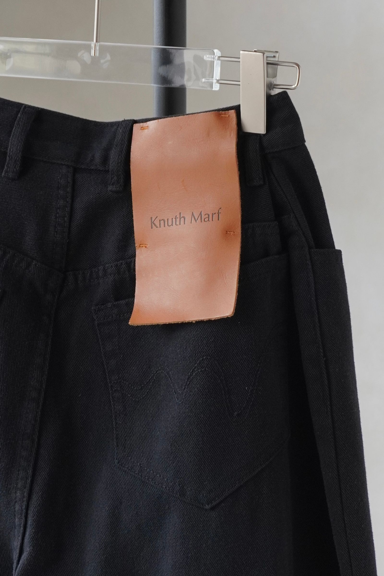 ダメージ デニムパンツ (ブラックブラック) damage denim pants