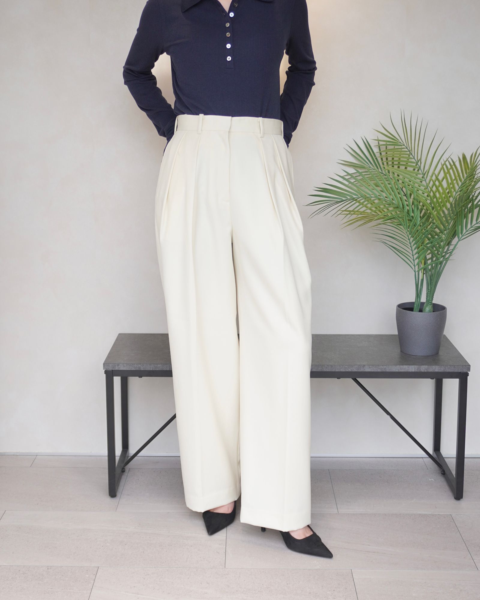 【25AW】【THE C】ICHIGUN PANTS / イチグンパンツ (アイボリー)