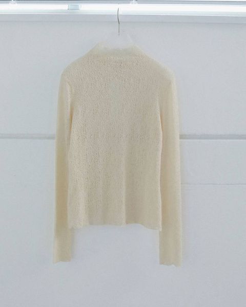 ラッセルレース タートルニット (アイボリー) Raschel Lace Turtle (Ivory) / 26AW 【6月29日まで期間限定予約】