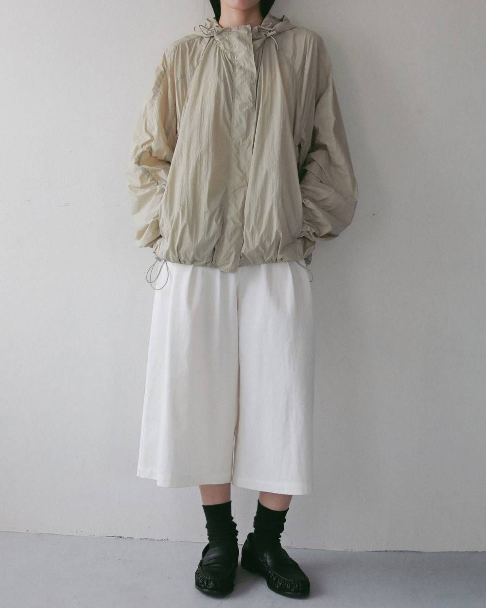 シアートラックブルゾン (オートミール) Sheer Track Blouson (Oatmeal) / 27SS