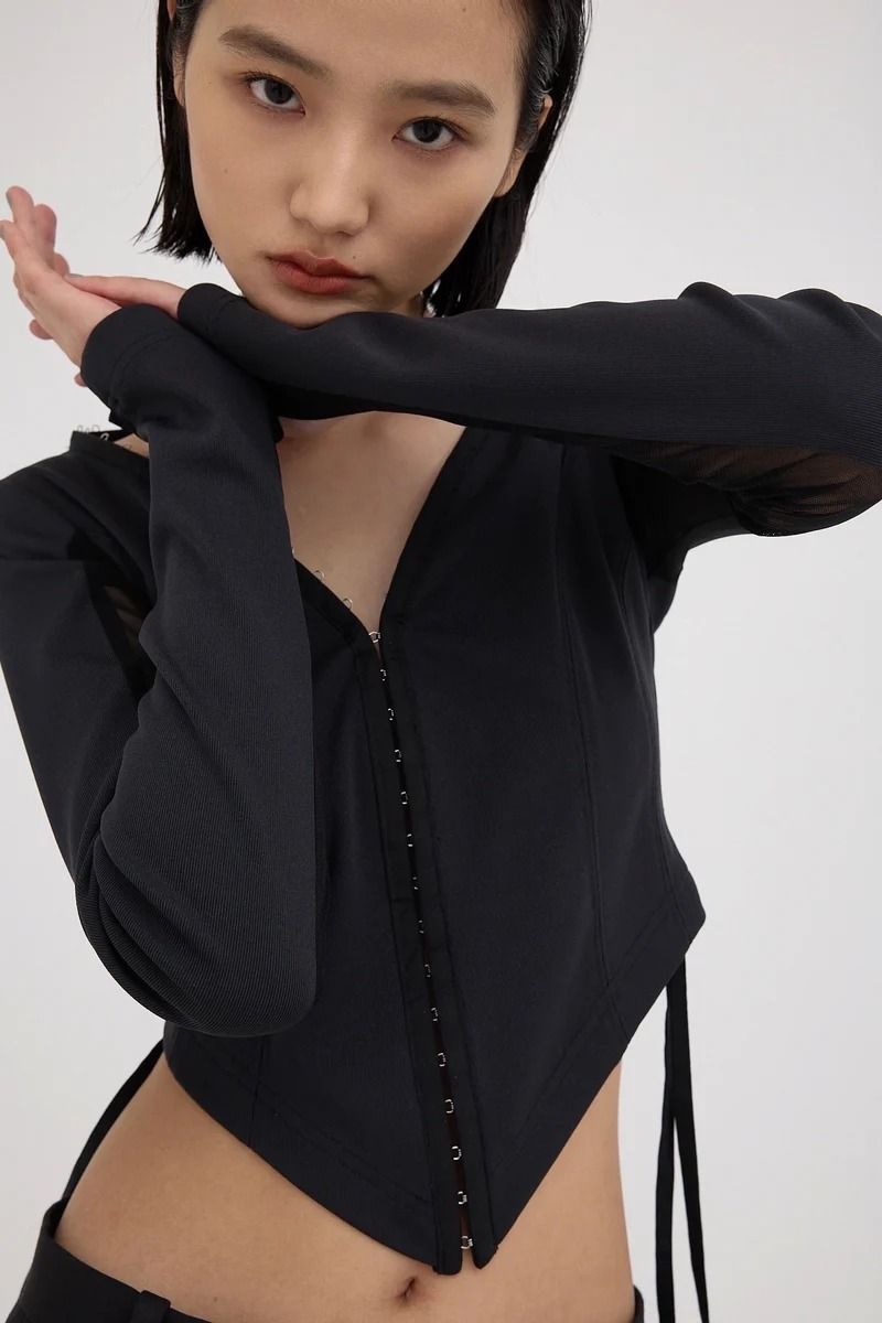Tension fit tops / テンションフィットトップス (ブラック)