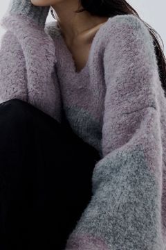 Are curve art knit (グレー)