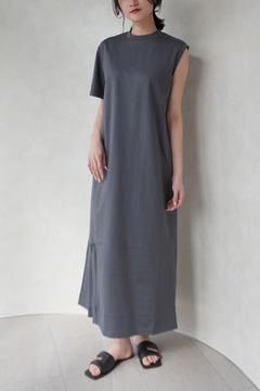 REFINA SLIT DRESS / リフィナスリットドレス (グレー)