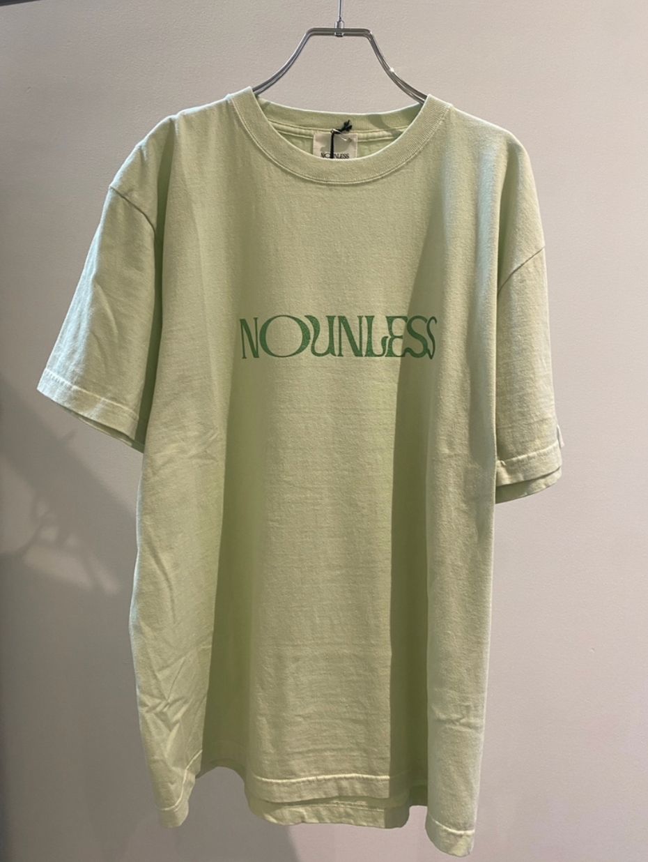 NOUNLESS - 【数量限定】NOUNLESS BOTANICAL DYE OVER TEE / ブランドロゴ ボタニカルダイ オーバーTシャツ  (カサブランカ) | Sir online store / サー オンラインストア