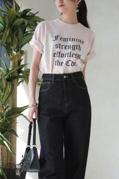 パーマネント Tシャツ (FLOCKY OLD ENGLISH) PARMANENT TEE (FLOCKY OLD ENGLISH) /  26SS