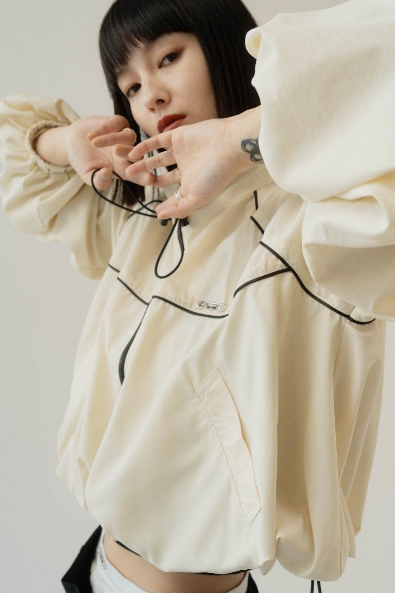 Knuth Marf - balloon sleeve nylon jacket / バルーンスリーブ