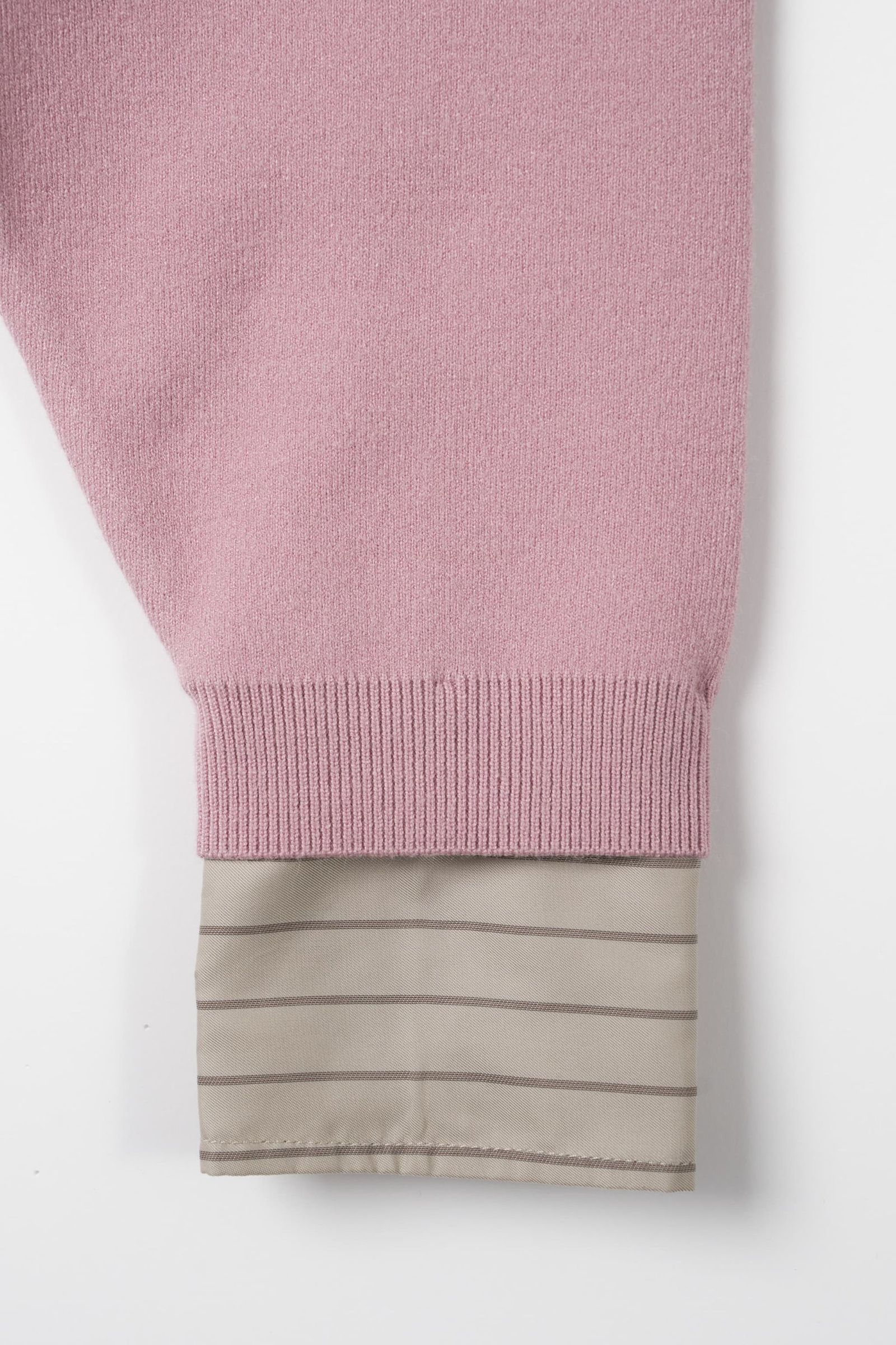 【LADIESサイズ】2ウェイ ノームコア ニット (ピンク) 2way cuffs normcore knit (Pink) / 26AW