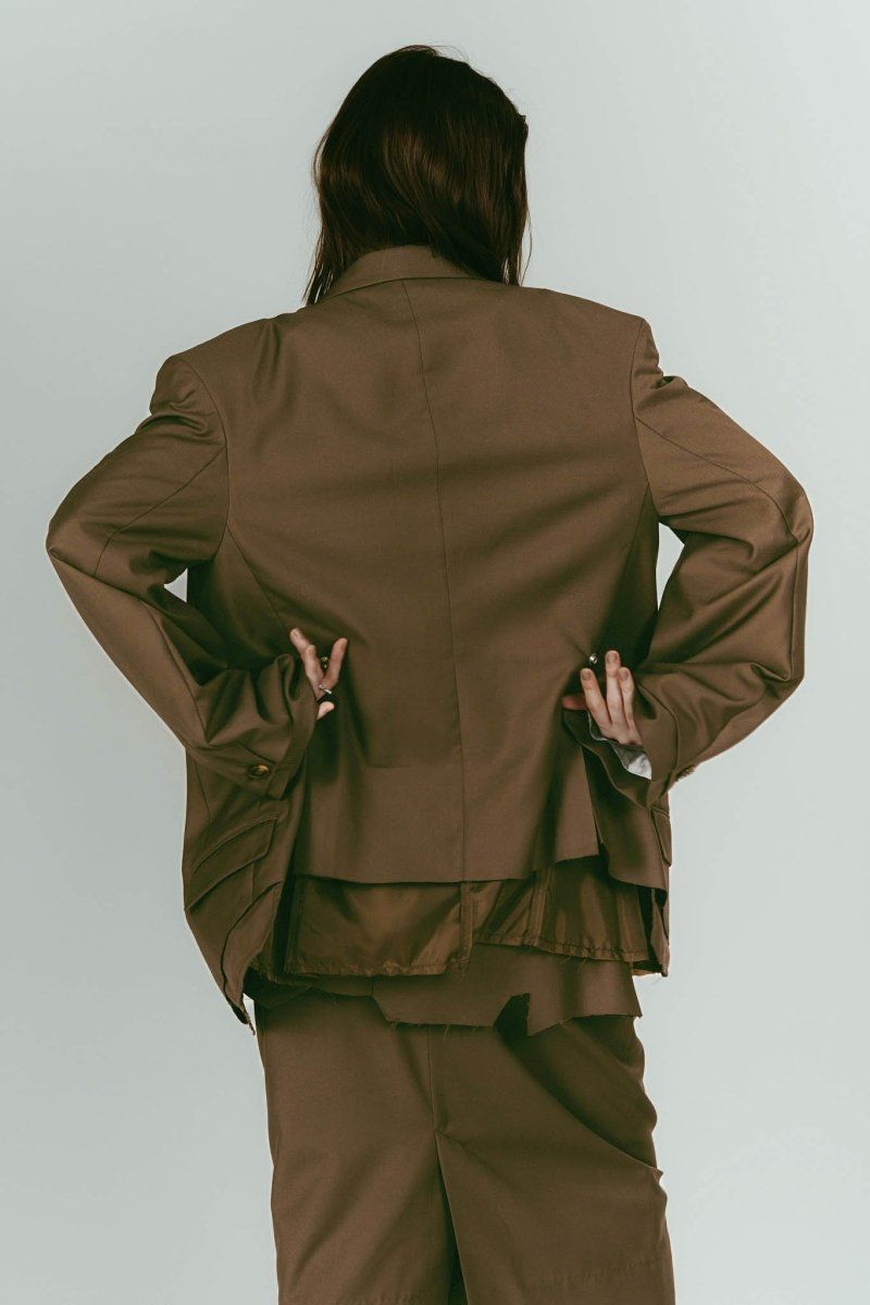 vintage tailored jacket (Brown) / ヴィンテージ テーラードジャケット (ブラウン) / 26SS