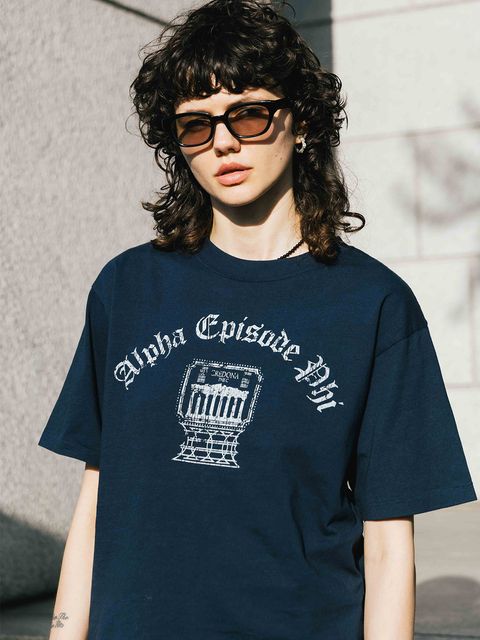 【25SS】PARMANENT TEE / パーマネント Tシャツ (ネイビー)