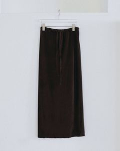 べロアペンシルスカート (ブラウン) Velour Pencil SK (Brown) / 26AW 【6月29日まで期間限定予約】