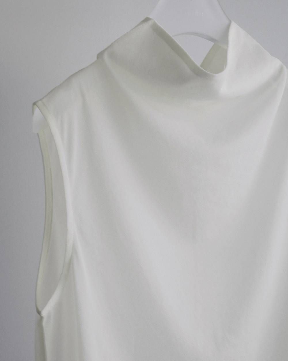 シフォン ノースリーブ トップス (アイボリー) Sleeveless Chiffon Tops (Ivory) / 27SS