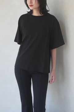 COTTON RELAX T-SHIRT / コットン リラックスTシャツ (ブラック)
