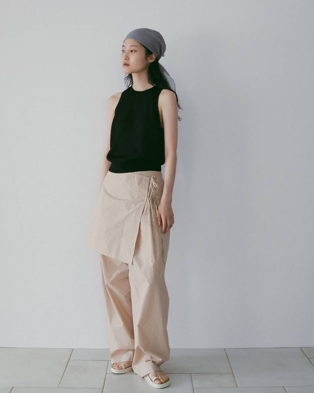 ハイゲージ シアータンクトップ (ブラウン) Highgauge Sheer Tanktop (Brown) / 26SS