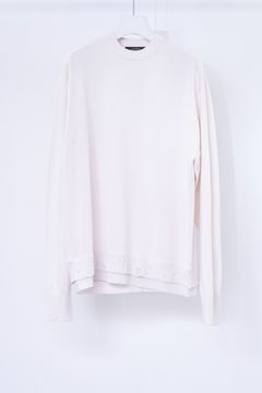 【メンズ】SUVIN CREW NECK KNIT /スビンクルーネックニット (ホワイト)
