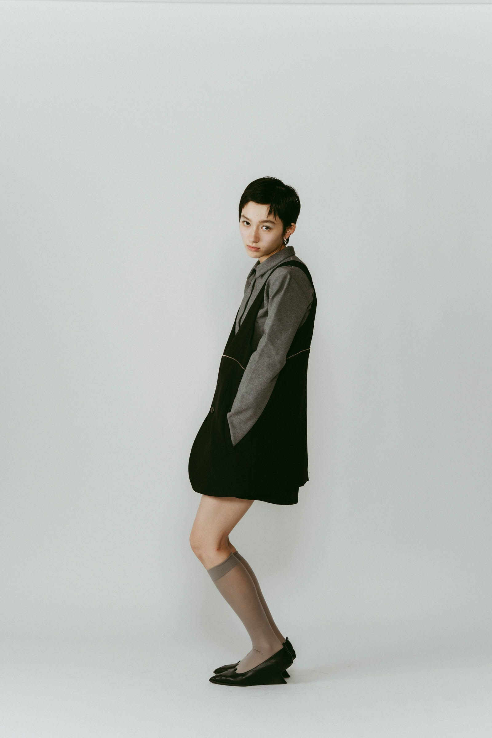 custom dad jacket / カスタムダッドジャケット (ブラック) / 25AW