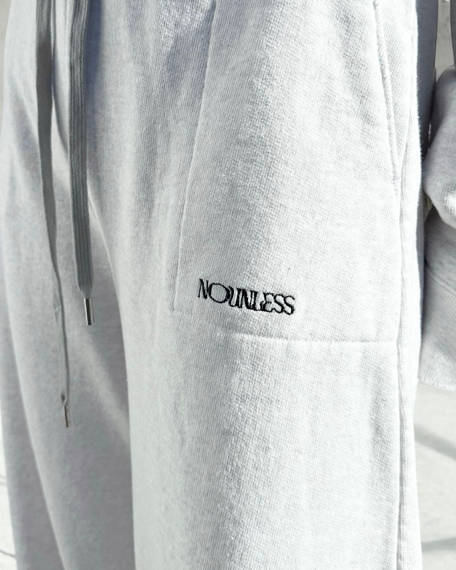 【残り1点】NOUNLESS LOOSE SWEAT PANTS (GRAY) / ルーズスウェットパンツ グレー