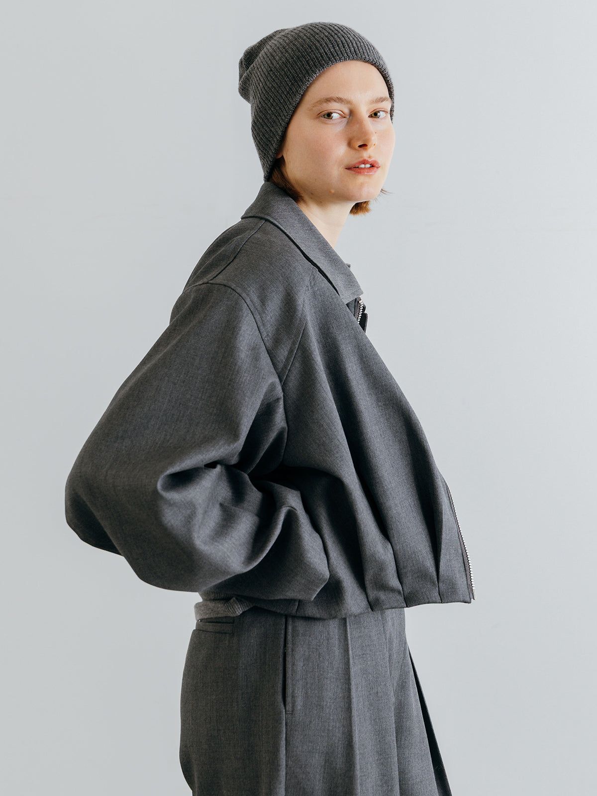 ICHIGUN TUCK JACKET / イチグン タックジャケット (Gray) / 26SS