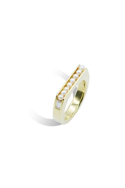STRING PEARL RING / ストリング パール リング STERLING SILVER 925 (ゴールドベルメイユ)