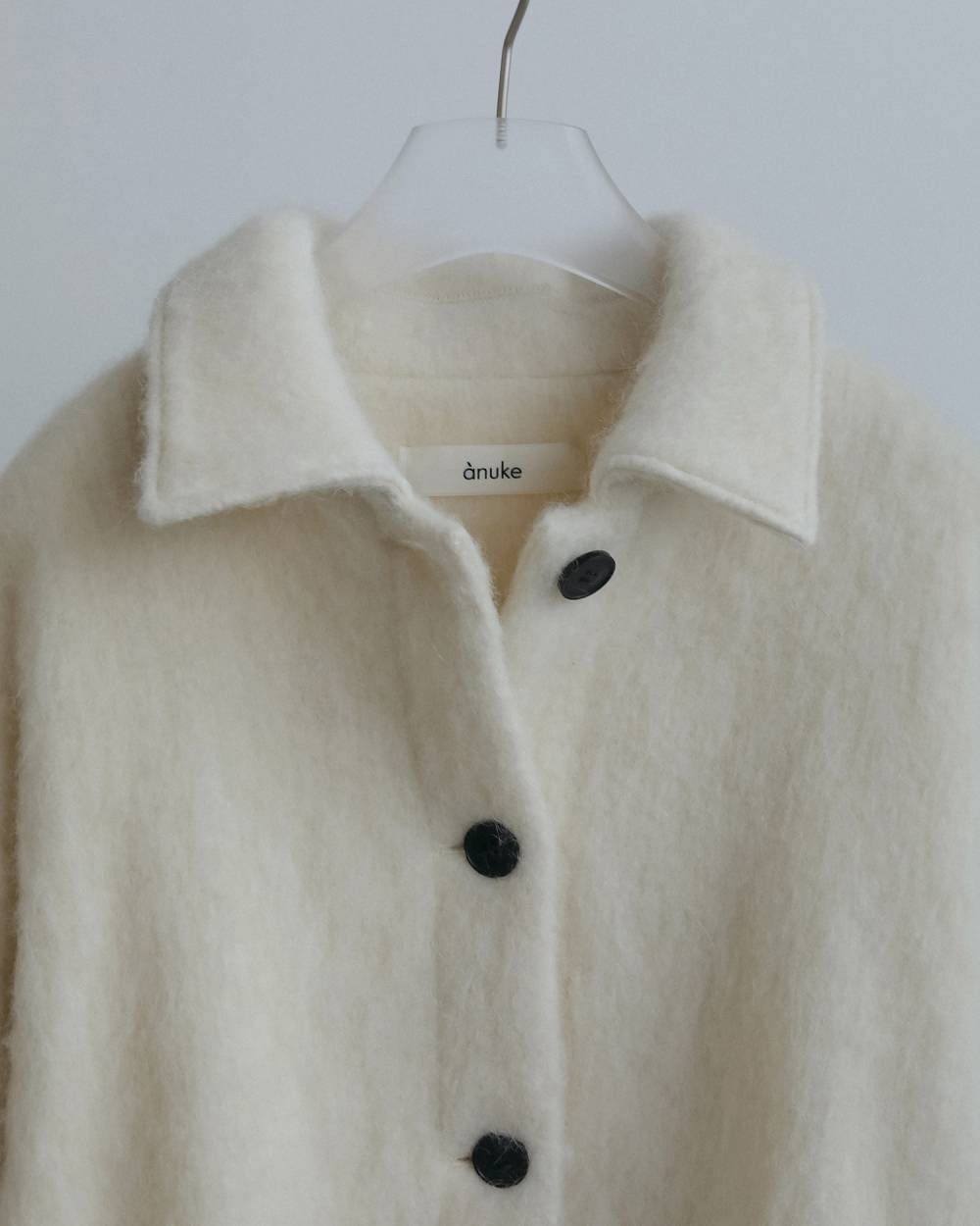 シャギーオーバージャケット (アイボリー) Shaggy Over Jacket (Ivory) / 26AW 【6月29日まで期間限定予約】