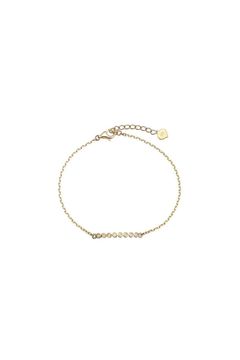 MOISSANITE STRING BRACELET / モアサナイト ストリングス ブレスレット K10/K18 (イエローゴールド)