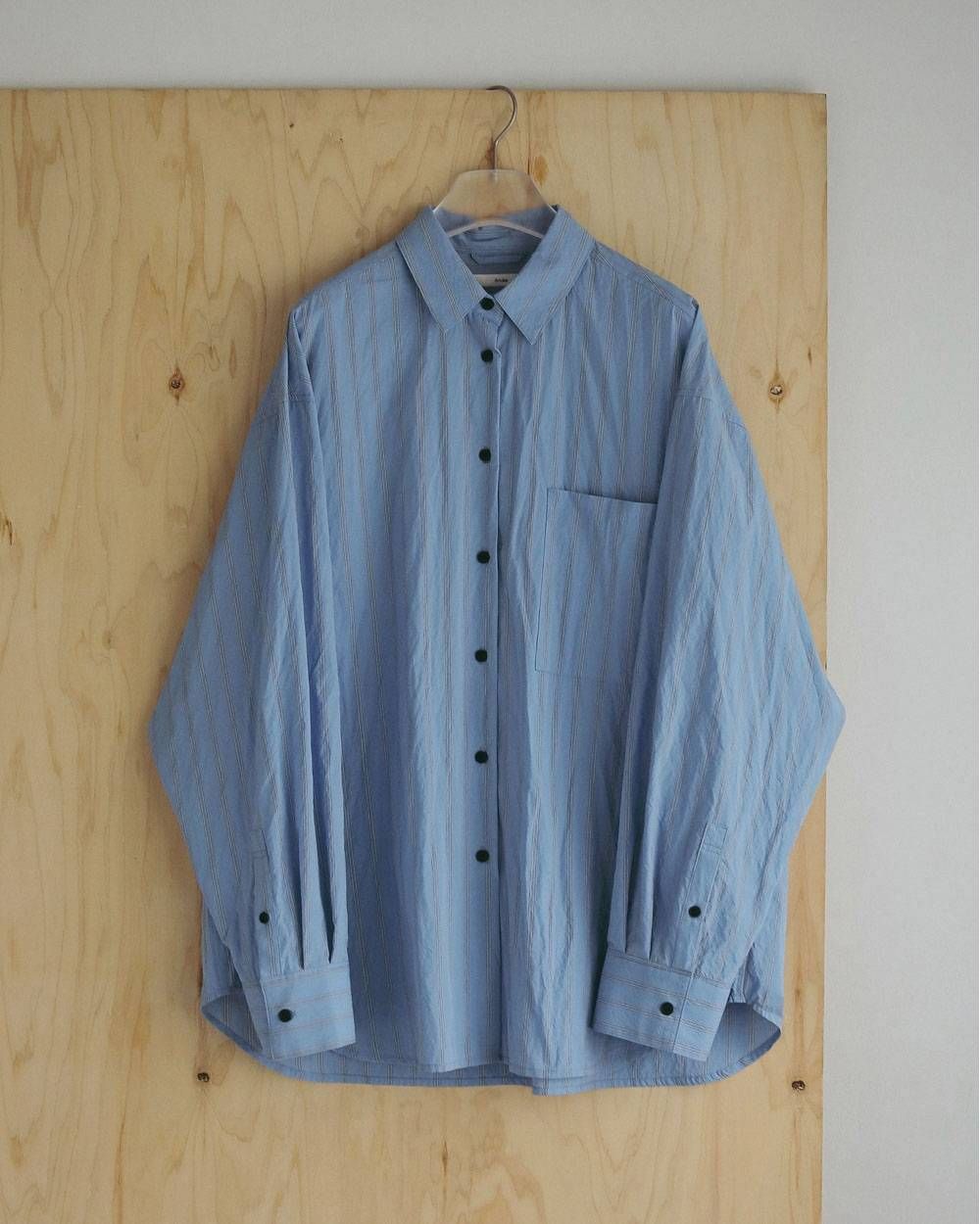 ドライストライプシャツ (アイスブルー) Dry Stripe Shirts (Iceblue) / 27SS