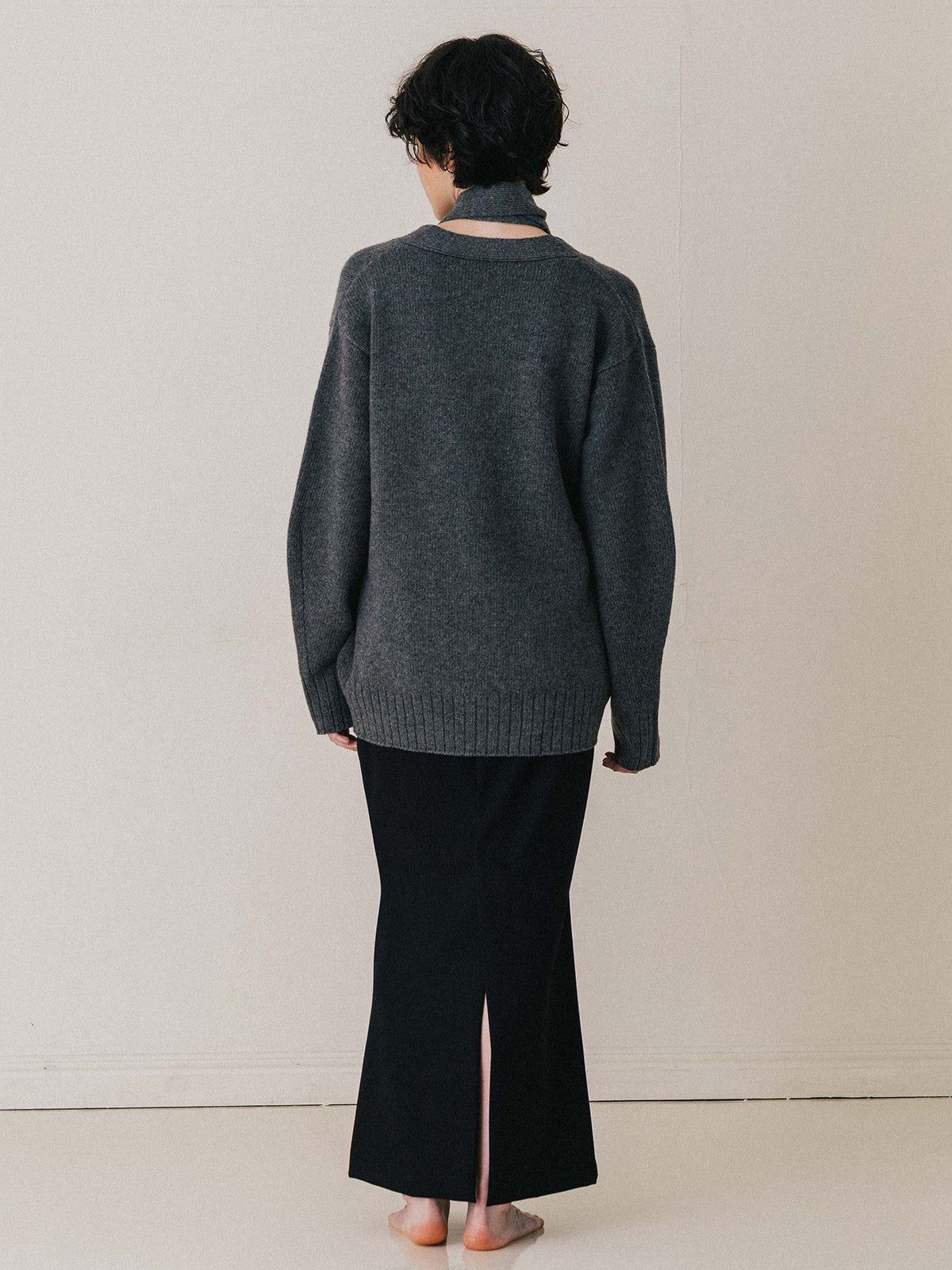 【25AW】【THE C】ICHIGUN SKIRT / イチグンスカート (ブラック)