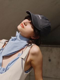 NOUNLESS LOGO CAP / ナウンレスロゴ キャップ (チャコールブラック)