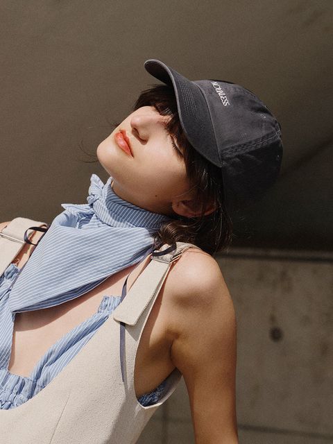 NOUNLESS LOGO CAP / ナウンレスロゴ キャップ (チャコールブラック)