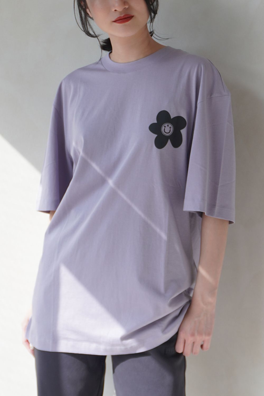 HUGO - 【HUGO BLUE】フラワープリントTシャツ (ホワイト