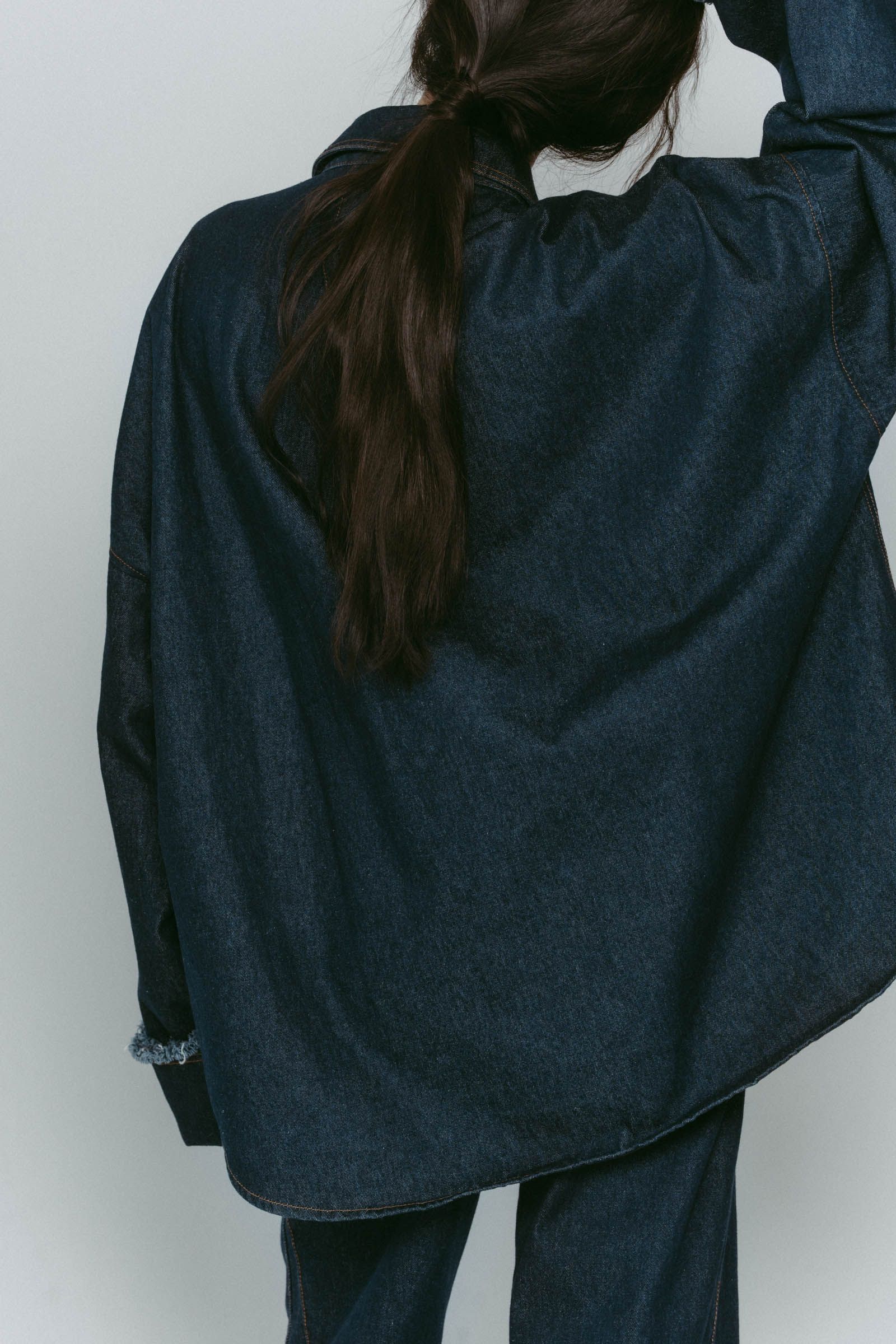 denim over shirt jacket(unisex) / デニムオーバーシャツジャケット (インディゴ) / 25AW