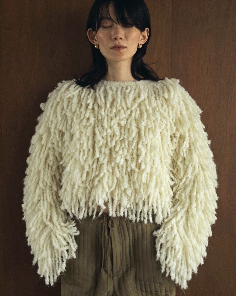 ànuke - 【残り1点】Loop Fringe Knit / ループフリンジニット 