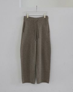 ニットコクーンパンツ (グレージュ) Knit Cocoon Pants (Graige) / 26AW 【6月29日まで期間限定予約】