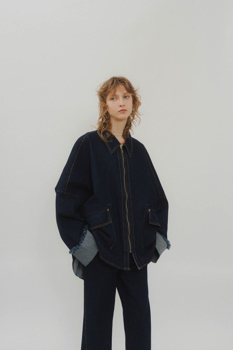denim over shirt jacket (unisex) / デニムオーバー シャツジャケット (インディゴ)