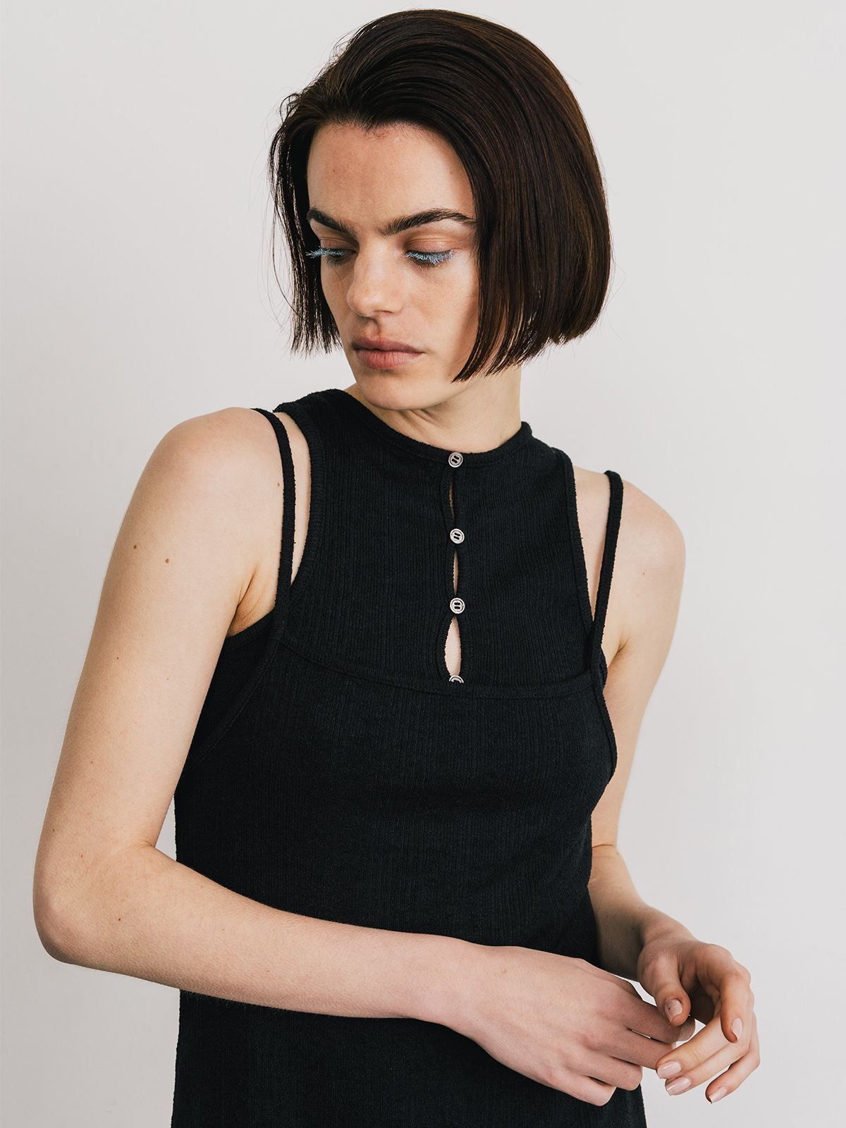 CREDONA - 【25SS】SLAB RIB TANK SET DRESS / スラブリブ