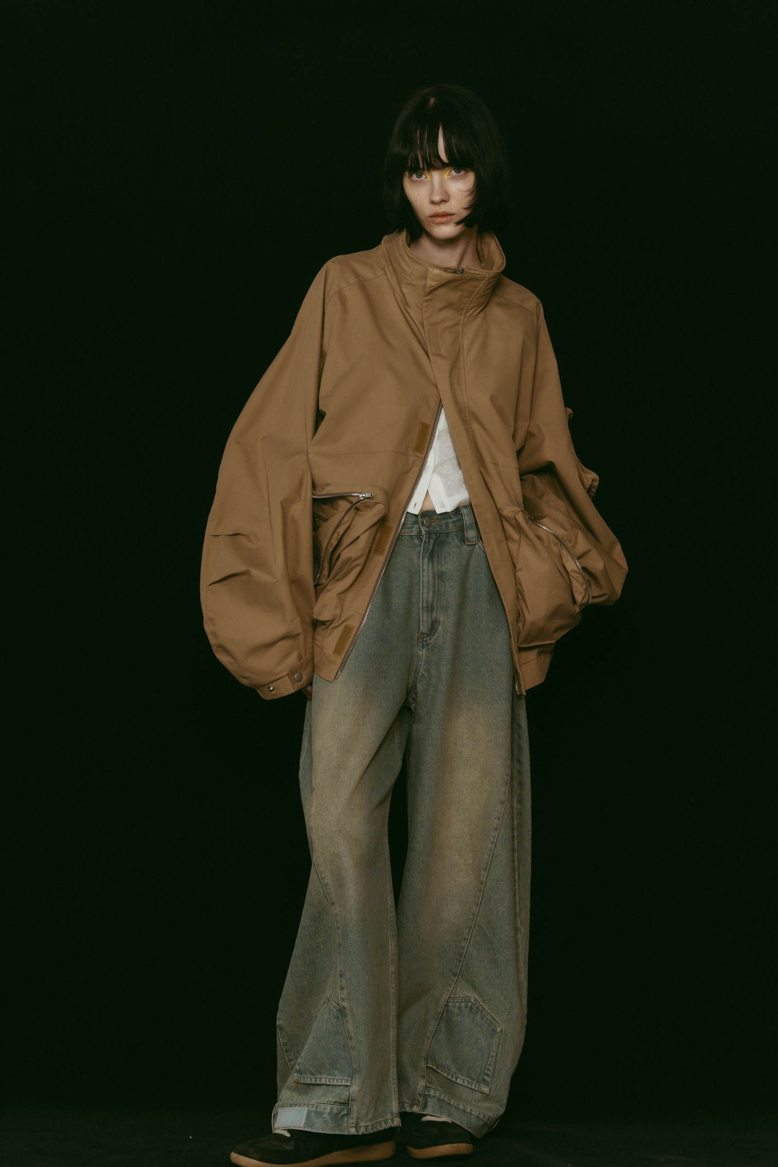 2way nylon blouson(unisex) / 2ウェイナイロンブルゾン (キャメル) / 25AW