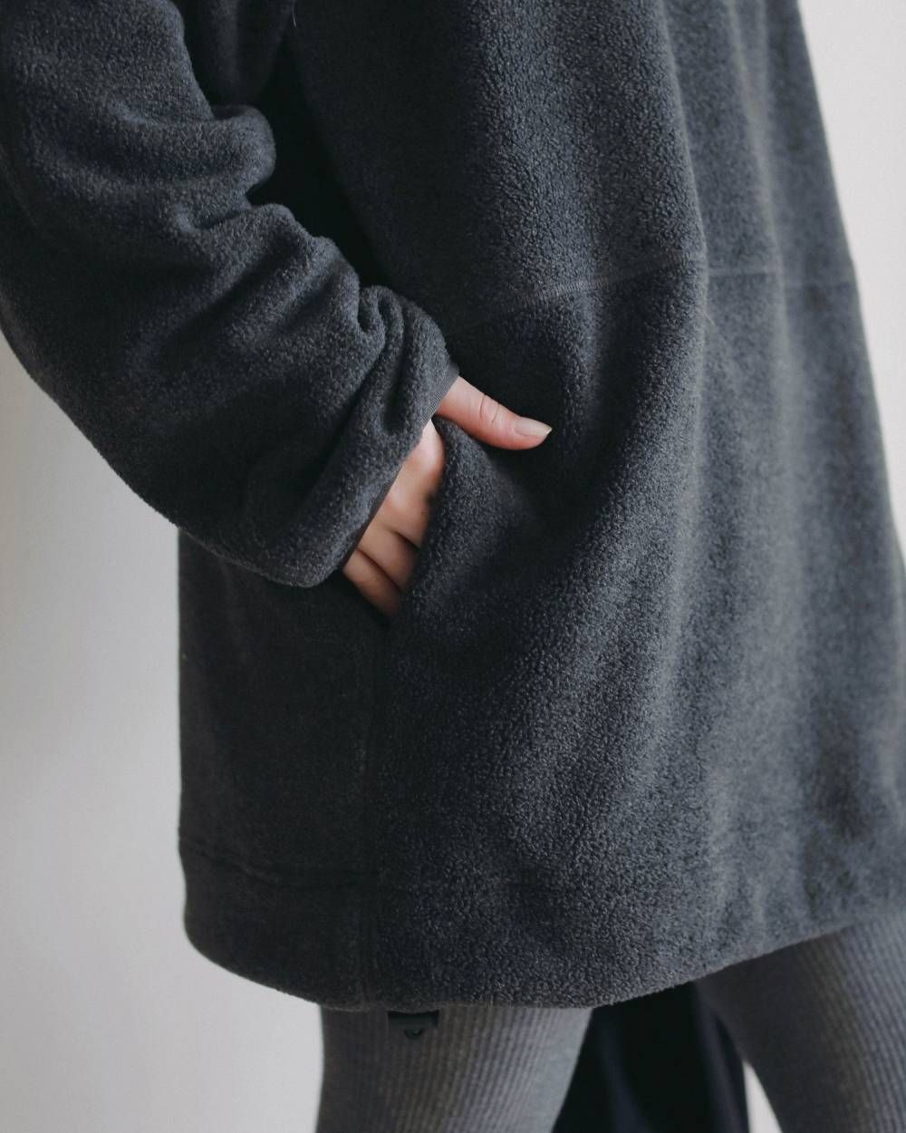 フリース 2ウェイ ワンピース (チャコールグレー) Fleece 2way Onepiece (Cgray) /  26AW