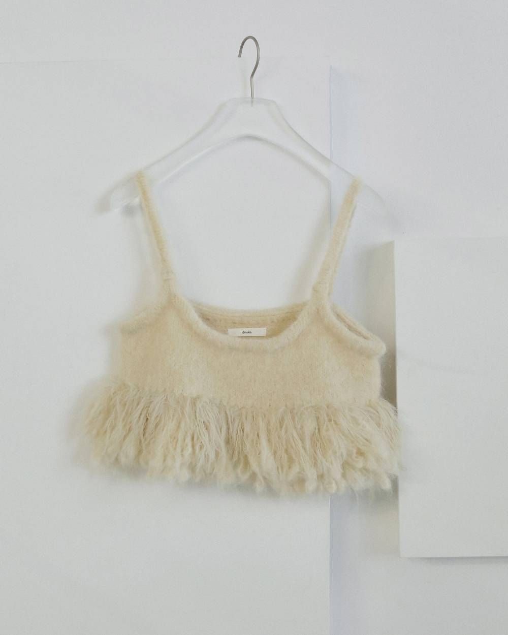 フリンジビスチェ (アイボリー) Fringe Bustier (Ivory) / 26AW 【6月29日まで期間限定予約】