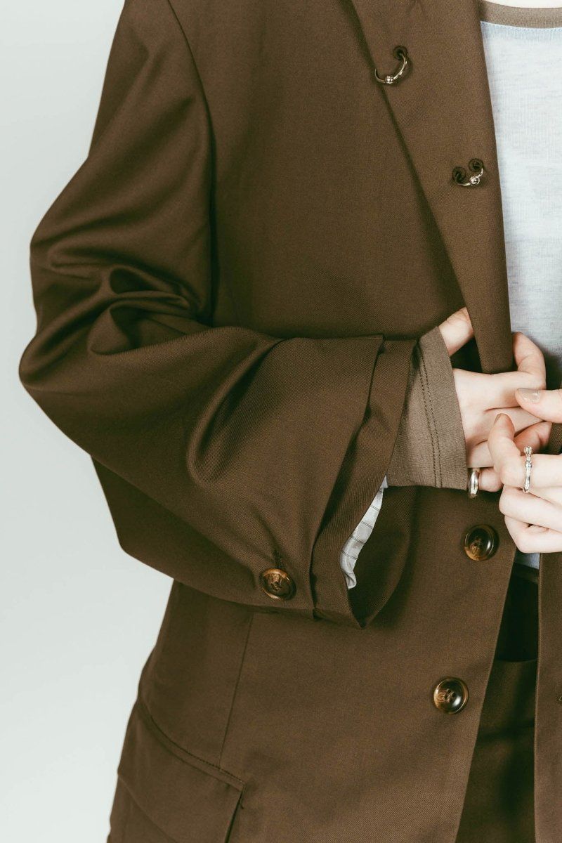vintage tailored jacket (Brown) / ヴィンテージ テーラードジャケット (ブラウン) / 26SS