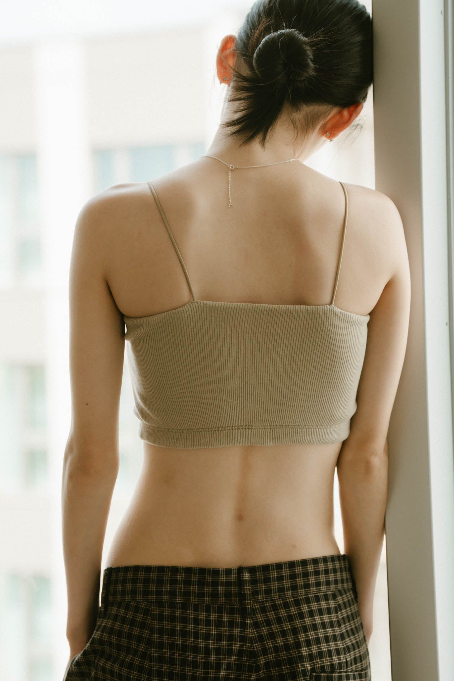 【KnuthMarf × PALM】square bra top / スクエアブラトップ (サンドベージュ) / 25SS / インナー