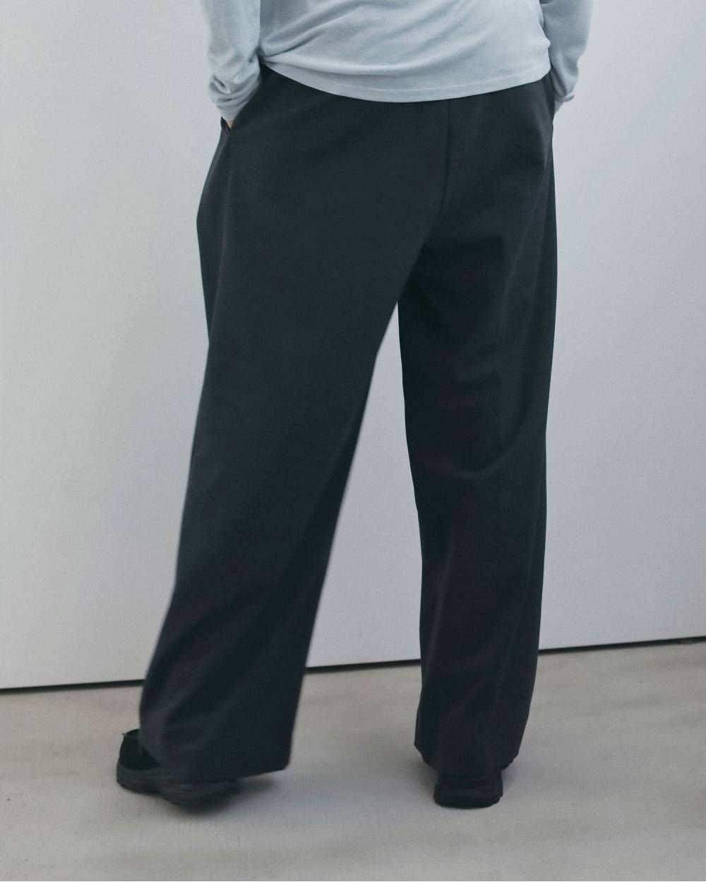 ラックワイドパンツ (チャコールグレー) Tuck Wide Pants (Charcoal gray) / 26AW 【6月29日まで期間限定予約】
