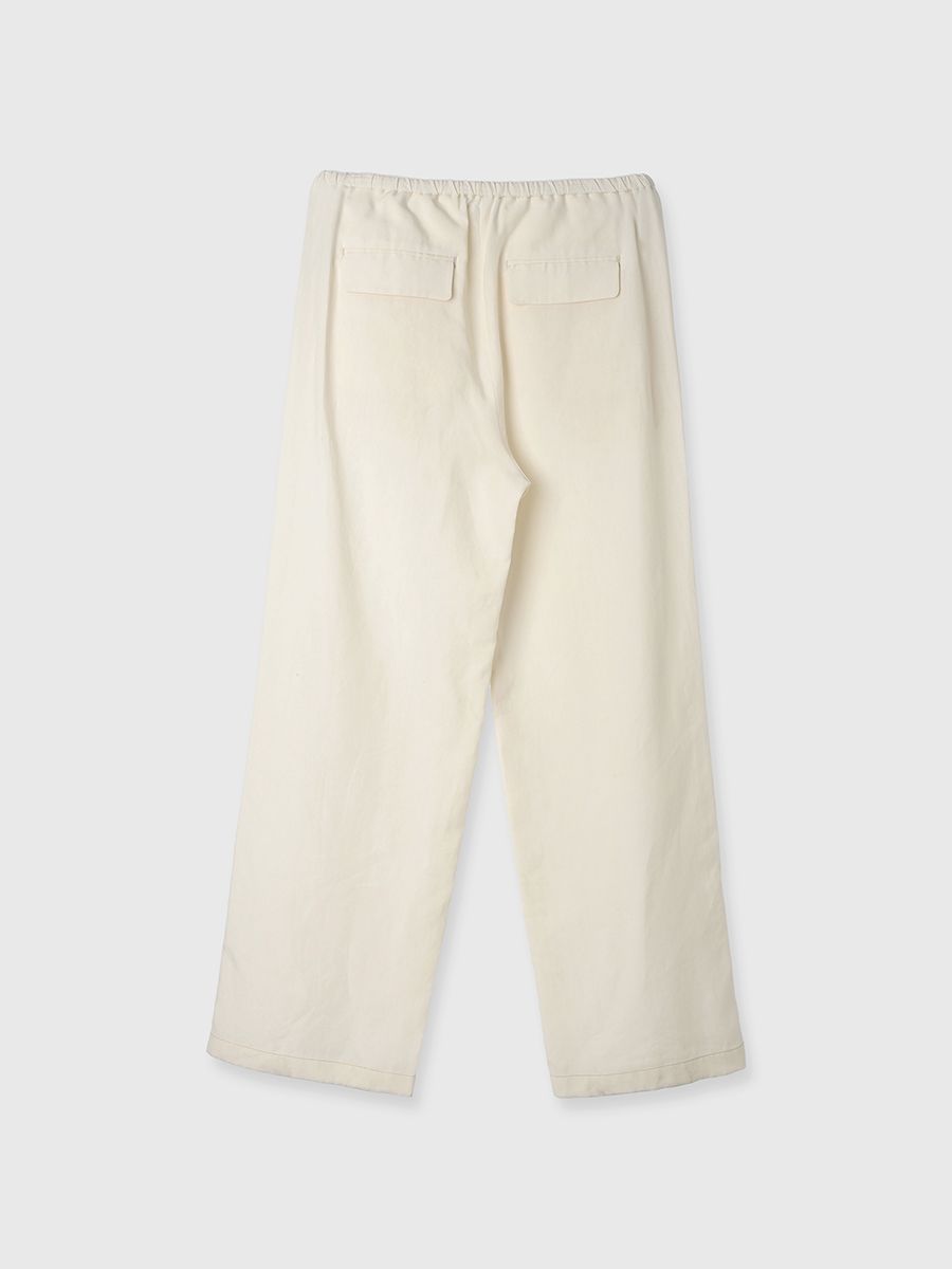 【25SS】TENCEL STITCH PANTS / テンセルステッチパンツ (アイボリー)