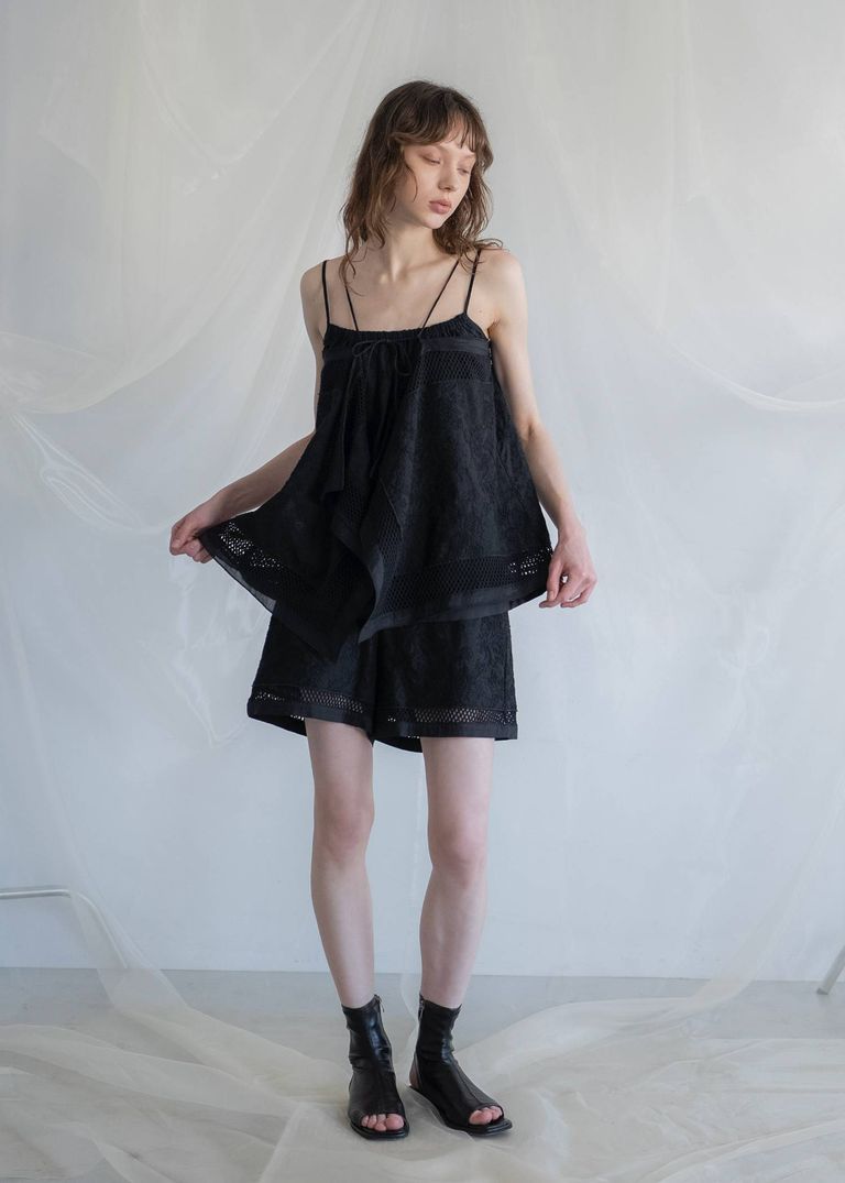 trimming lace cropped bolero BL , cotton lace trimming S/PTとセットでご着用いただけます