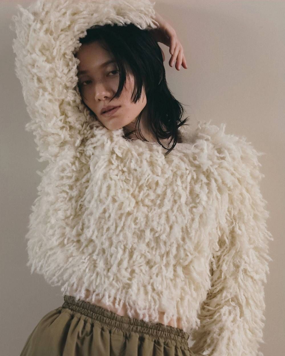 ループニットトップス (アイボリー) Loop Knit Tops (Ivory) / 26AW 【6月29日まで期間限定予約】
