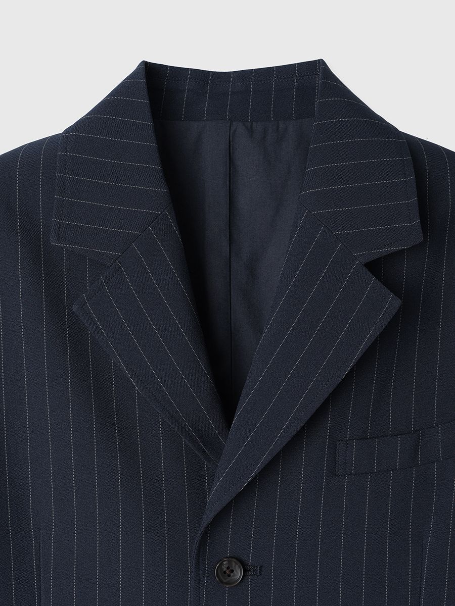 【25SS】CALATHEA STRIPE JACKET / ストライプジャケット (ネイビー)
