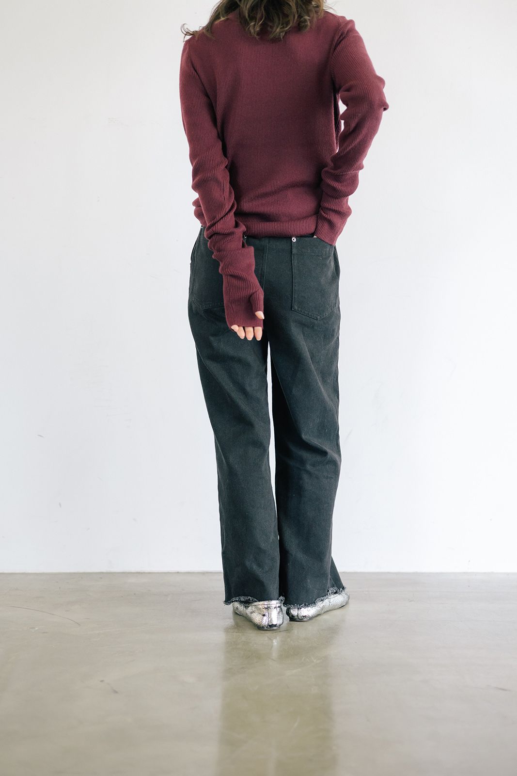 デイジーパンツ (ブラック) Daisy's pants (Black) / 26AW
