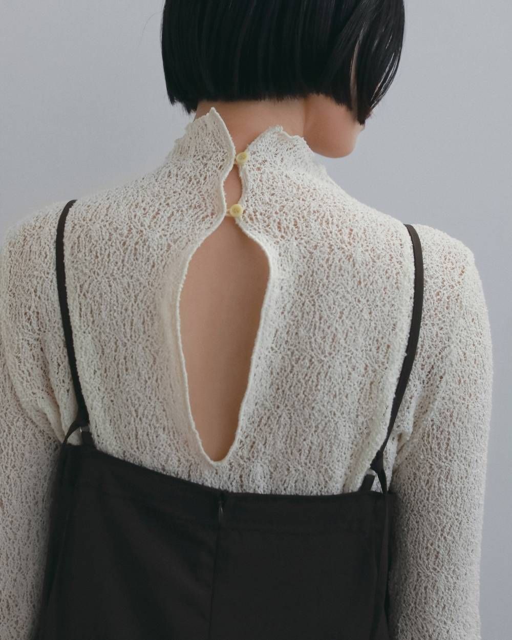 プリーツ キャミソールワンピース (ブラウン) Pleats Camisole Onepiece (Brown) / 26AW 【6月29日まで期間限定予約】