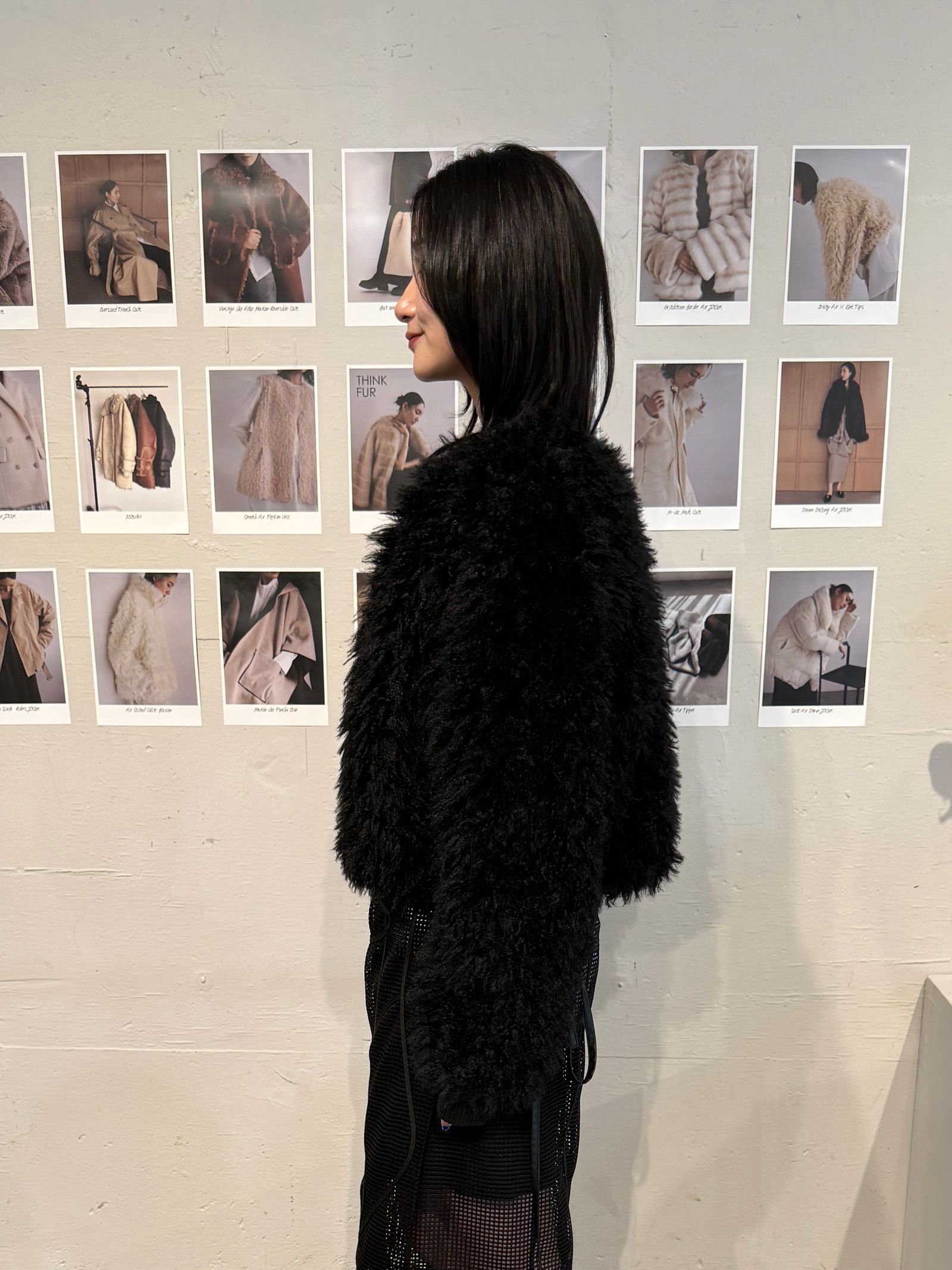 【25AW】2Way Fur×Knit Tops (ブラック) / 2ウェイファー×ニットトップス / エコファー / フェイクファー
